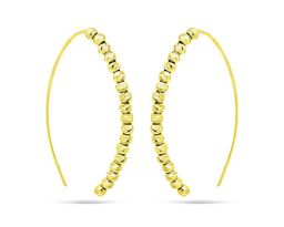 Серьги из серебра без вставки, ТДБ-8715лп