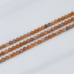 Бусины для украшений из Лунного камня (64 бусины) 39 см