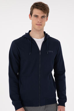 Мужской темно-синий вязаный кардиган Неожиданная скидка в корзине - U.s. polo assn фото 3