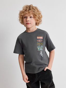 ACOOLA / Футболка детская для мальчиков Valar темно-серый