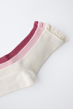 THREE-PACK OF LONG TERRY SOCKS - Zara фото 6