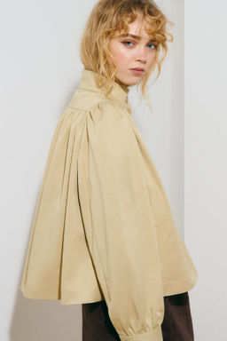 Chaqueta de sarga con mangas abullonadas - H&m фото 6