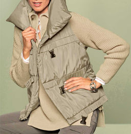 Жилет 2 в 1, цвета кунжута - Heine фото 5