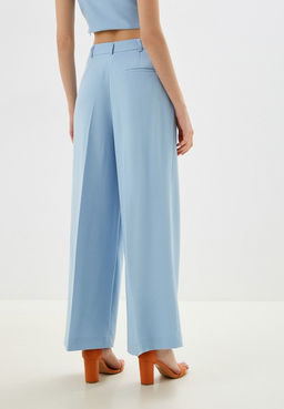 Светло-голубые классические брюки - Incity фото 11