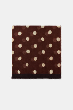 POLKA DOT PRINTED SCARF - Zara фото 3