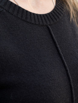 Платье Vilatte из пряжи с кашемиром чёрный  фото 2