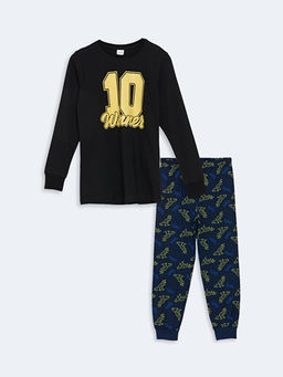 Bisiklet Yaka Erkek ?ocuk Pijama Tak?m?