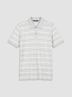 Polo Yaka ?izgili Erkek Triko Ti??rt