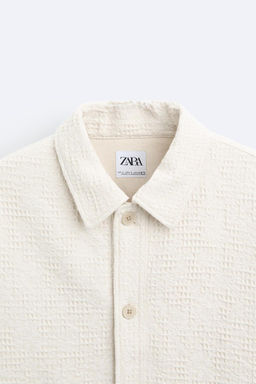 RUSTIC TEXTURED JACKET - Zara фото 9