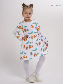 Платье Моана птички на белом - Sovalina фото 3