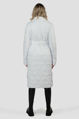 01-12086 Пальто женское демисезонное (пояс) - El podio фото 5