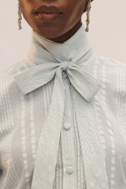 CAMISA ENCAJE LAZADAS LIMITED EDITION / Verde agua - Zara фото 4