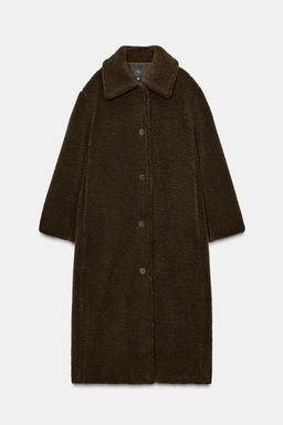 FAUX SHEARLING COAT - Zara фото 18