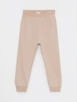 Bisiklet Yaka Uzun Kollu Bask?l? K?z Bebek Pijama Tak?m? - Waikiki фото 3