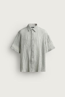 CAMISA RELAXED FIT RELIEVE / Gris claro - Zara фото 7