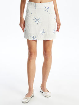 Beli Fermuarl? Nak??l? Keten Kar???ml? Kad?n Etek