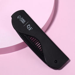 Цена за 4 шт. Расчёска складная «QF», 17,5/9.7 × 3 см, цвет чёрный