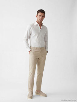 Рубашка мужская Slim Fit в полоску