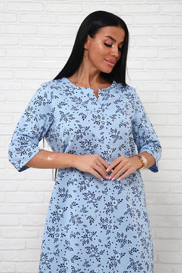 Сорочка теплая, футер с начесом (01035) - Плиона фото 58