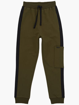 Спортивный костюм для девочки на молнии UD 7728 зелен-хаки - Mini maxi фото 17