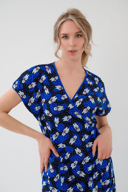 Халат женский из кулирки Надежда мишки