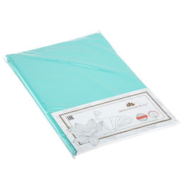 Простыня Евростандарт Мятный 240х220см, поплин 115г/м2, хлопок 100%, упаковка классическая ПВХ 28х41см, Домашняя мода (Россия)  фото 2