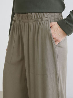 Beli Lastikli Geni? Pa?a Kad?n Pantolon