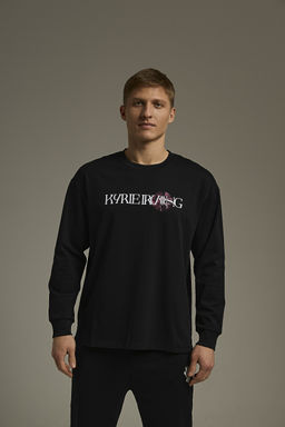 Лонгслив Черный