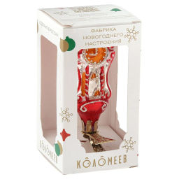 Елочное украшение Часы на прищепке ПФ-361 - Коломеев фото 2