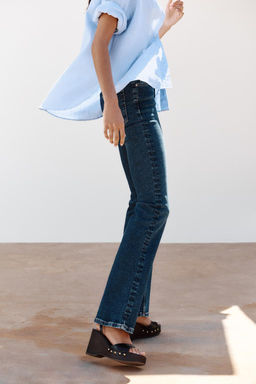 Z1975 FLARED HIGH-WAIST JEANS - Zara фото 10