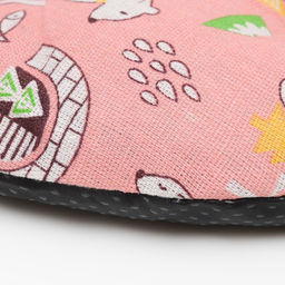 Лежак для животных Мишка в облаках, 40 х 40 х 10 см, розовый - Пижон фото 5