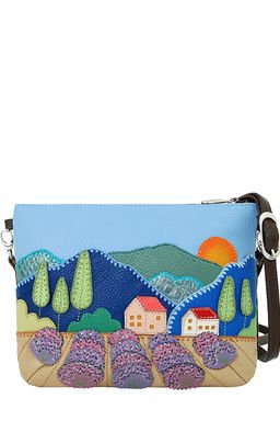 Сумка с аппликацией ДС-261-216 мокко - Protege фото 2