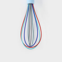 Венчик для взбивания Доляна Профи, 25 см, голубой  фото 4