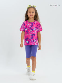 Костюм Актив надписи фуксия-вери-пери - Sovalina фото 8