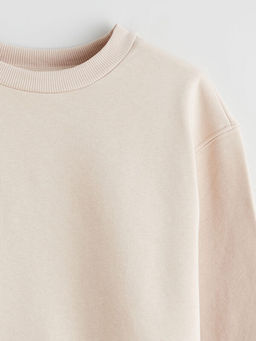 Bisiklet Yaka K?z ?ocuk Sweatshirt 2li