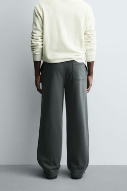 BASIC WIDE-LEG JOGGERS - Zara фото 2
