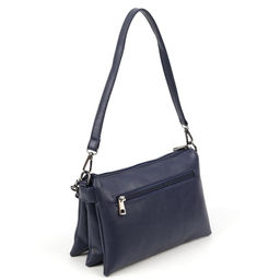 Женская сумка через плечо из эко кожи с пятью отделениями 23/83 Синий - Cidirro фото 3