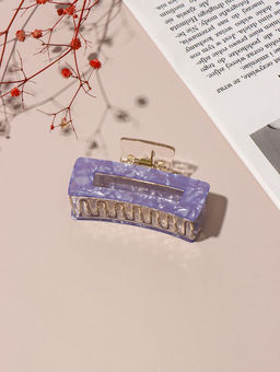 Краб для волос "Кимберли" прямой, 8х4 см, микс