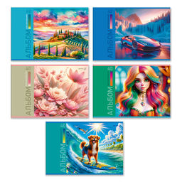 Светоч А258 Альбом для рисования 100 г/м2 A4 29.5 х 20.2 см 40 л. на скобе 5 шт. 01709 Идеальный образ  фото 16