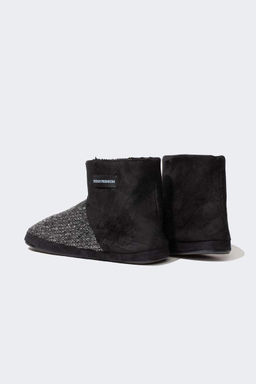 Мужские домашние ботинки на плоской подошве - Defacto фото 4