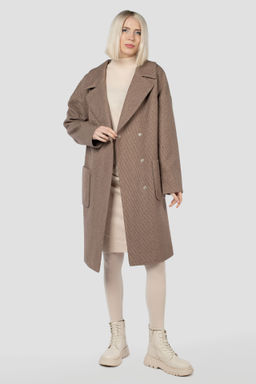 Пальто демисезонное микроворса