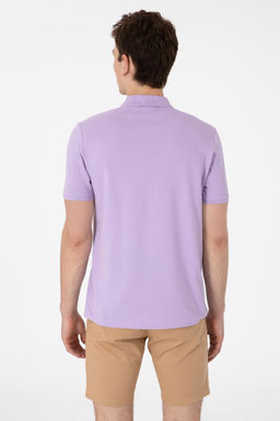 Erkek Regular Fit Polo Yaka Lila Basic Ti__rt Sepette S_rpriz _ndirim - U.s. polo assn фото 5