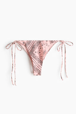 Braga de bikini Brazilian con tiras de anudar