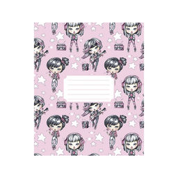 Цена за 10 шт. Тетрадь 12 листов в линию На Стиле, обложка мелованный картон, ВД-лак, блок № 2 (серые листы), МИКС - Calligrata фото 5