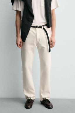 AARON LEVINE X ZARA STRAIGHT FIT JEANS  фото 21