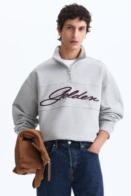 Sudadera con media cremallera Relaxed Fit - H&m фото 3