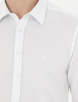 Beyaz Slim Fit Uzun Kollu G_mlek - Pierre cardin фото 7