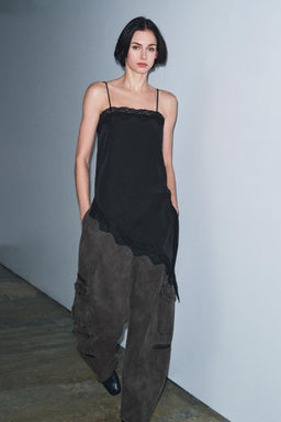 ZW COLLECTION ASYMMETRIC POLKA DOT TOP