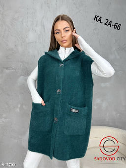 Кардиган-жилетка удлиненный - Bruno фото 3