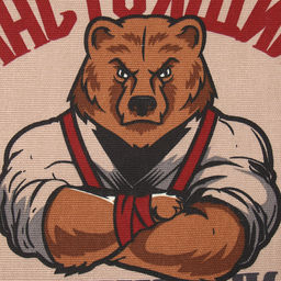 Полотенце кух. Доляна Настоящий защитник 35х60 см, рогожка, 100% хл, 160г/м2  фото 4